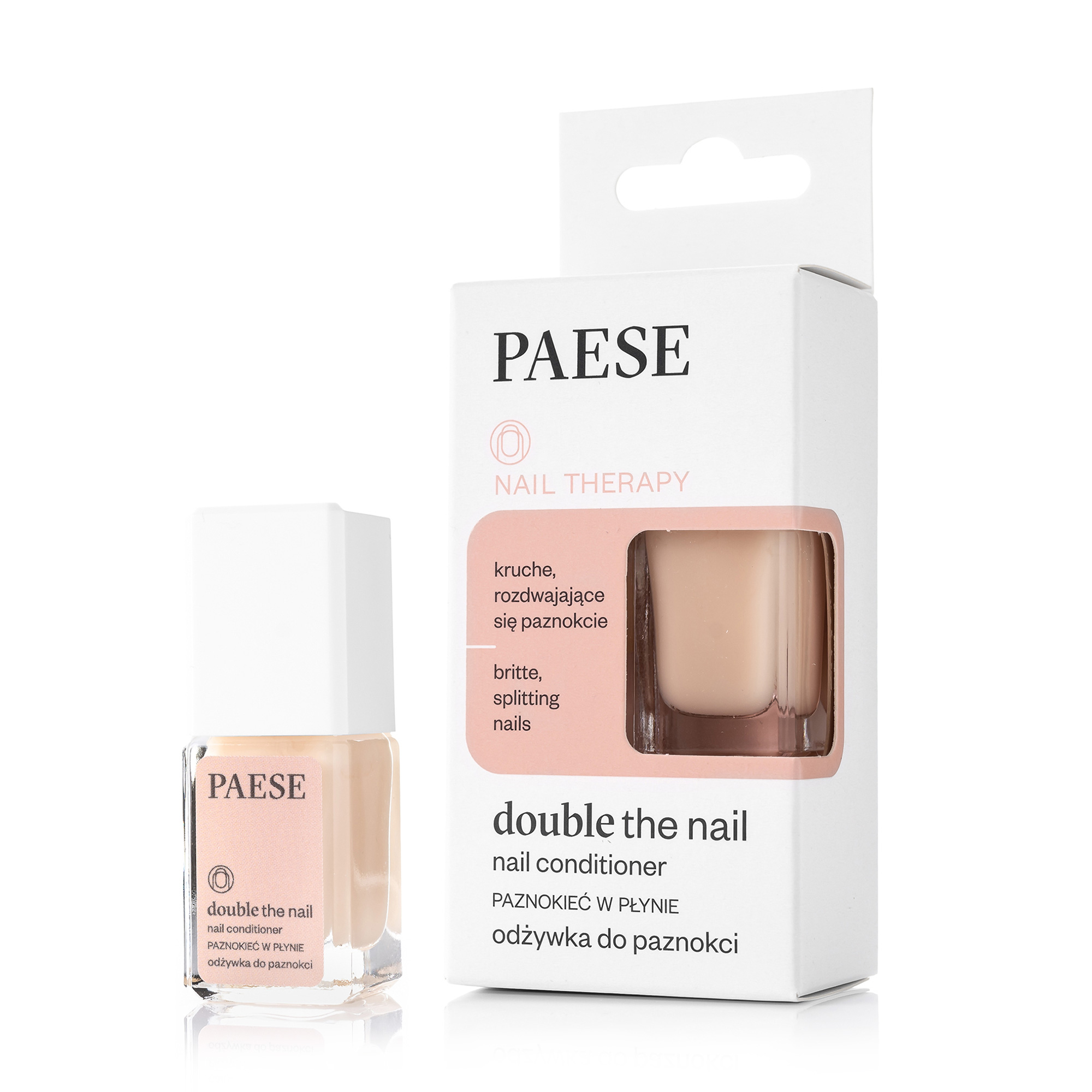 Засіб для догляду за нігтями Paese Double The Nail Conditioner, 9 мл